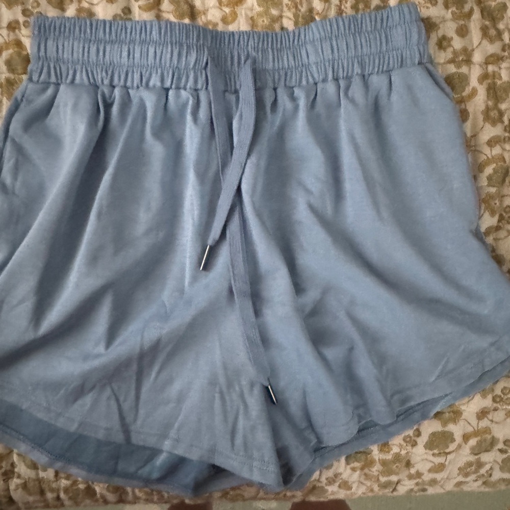Women's Blue Casual Shorts